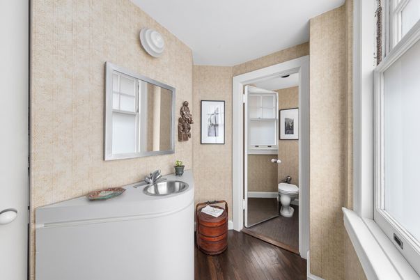 Bathroom, Interior, Wood Texture Flooring