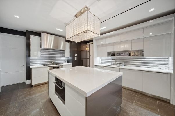 Interior, Kitchen, Recessed Lighting, Stainless Steel Appliances
