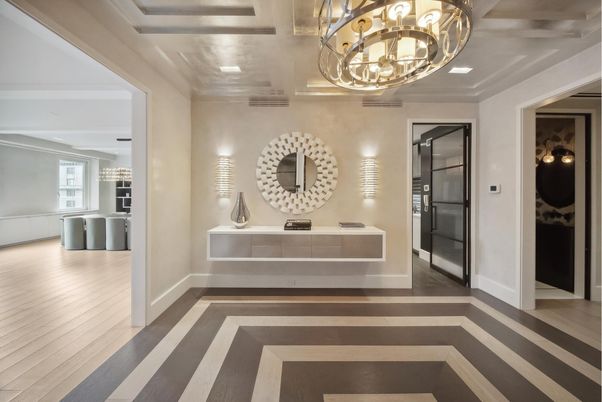 Chandelier, Interior, Pendant Lights, Recessed Lighting, Wood Texture Flooring