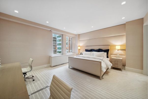 Bedroom, Interior, Recessed Lighting