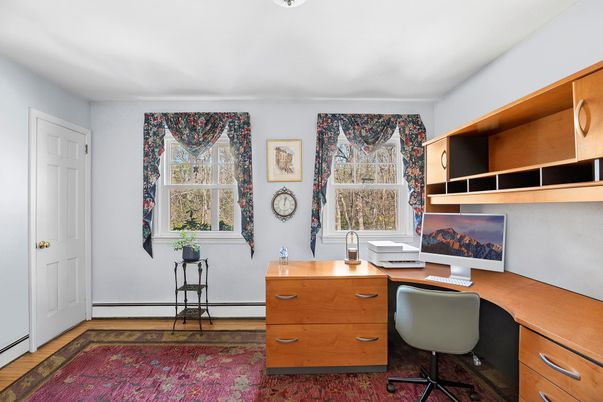 Home Office, Interior, Wood Texture Flooring