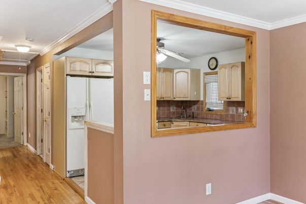 Interior, Kitchen, Wood Texture Flooring