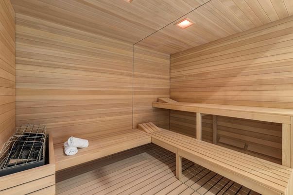 Interior, Recessed Lighting, Sauna Room