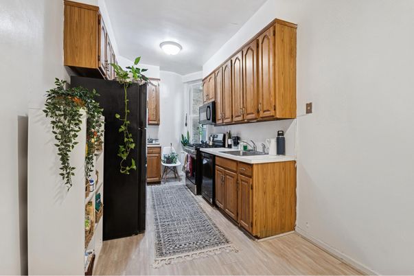 Interior, Kitchen, Wood Texture Flooring