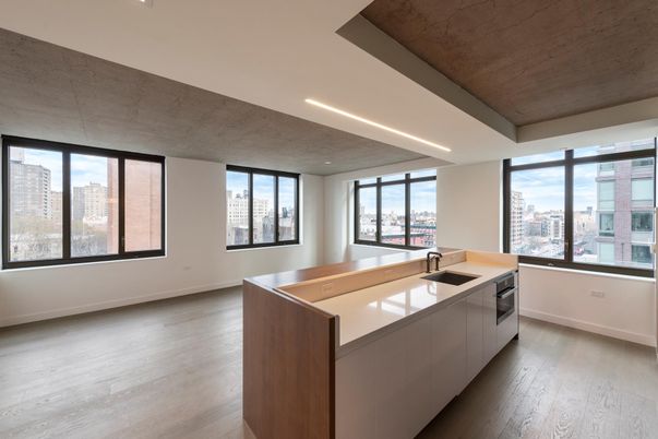Interior, Kitchen, Recessed Lighting, Wooden Ceilings, Wood Texture Flooring