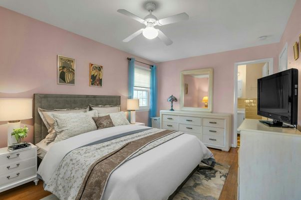 Bedroom, Interior, Wood Texture Flooring