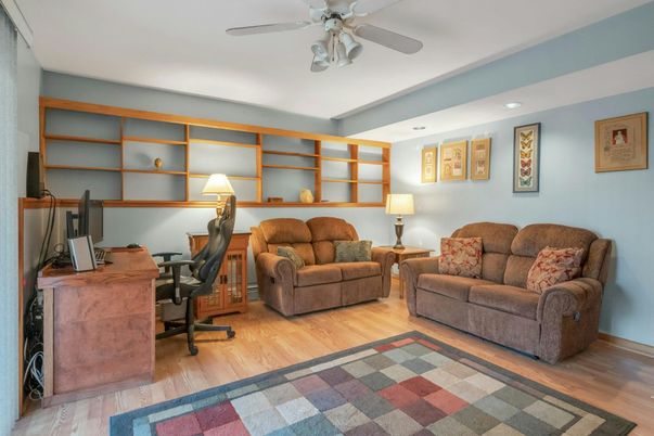 Home Office, Interior, Wood Texture Flooring