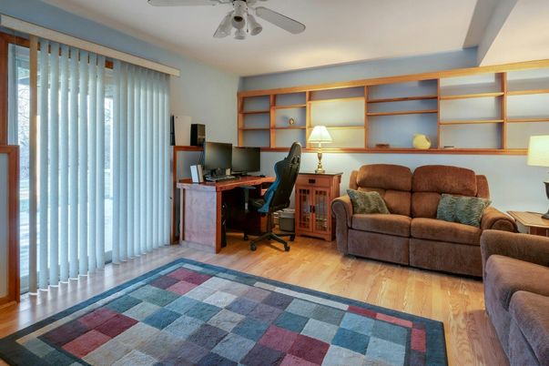 Home Office, Interior, Wood Texture Flooring