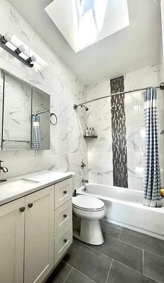Bathroom, Interior, Marble Walls