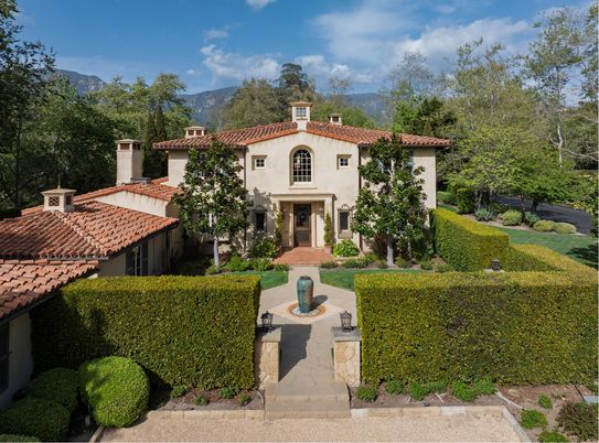 Backyard, Exterior, Facade, Spanish Mediterranean