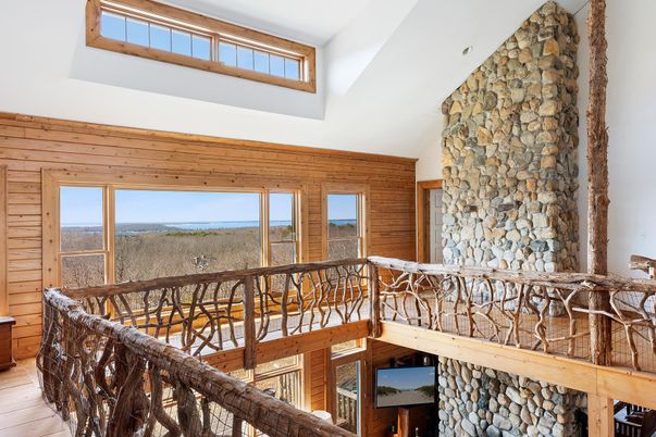 Fireplace, Interior, Stone Walls, Wooden Walls