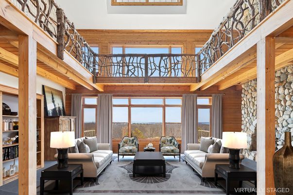 Interior, Living room, Wooden Beams, Wooden Walls