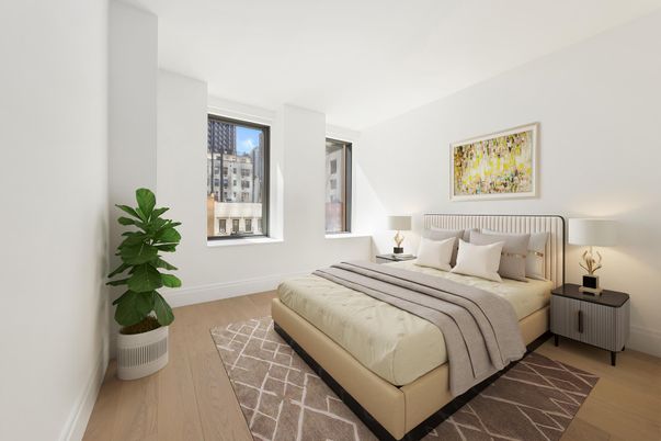 Bedroom, Interior, Wood Texture Flooring