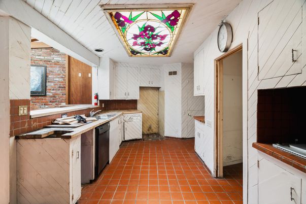 Interior, Kitchen, Stone Walls