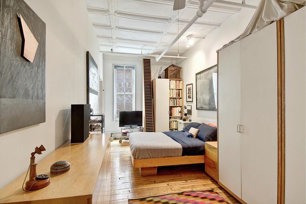 Bedroom, Home Office, Interior, Wood Texture Flooring