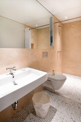 Bathroom, Dual Sink Vanities, Free Standing Baths, Interior, Recessed Lighting