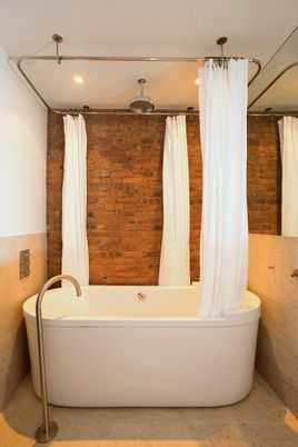 Bathroom, Free Standing Baths, Interior, Recessed Lighting