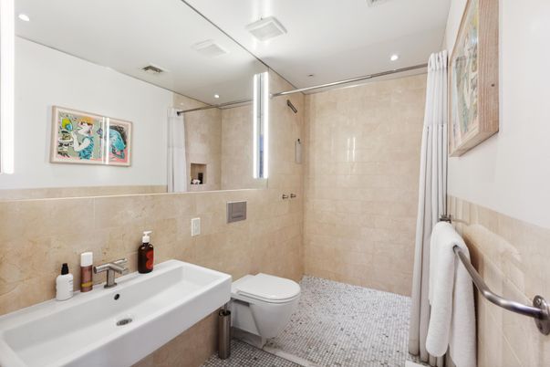 Bathroom, Interior, Recessed Lighting