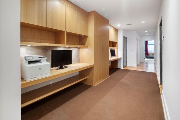 Home Office, Interior, Recessed Lighting
