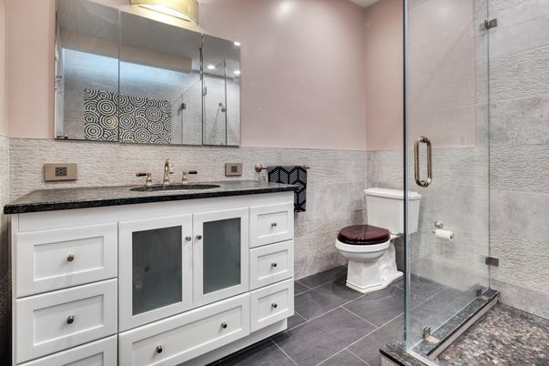 Bathroom, Glass Shower, Interior