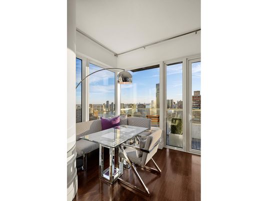 Dining room, Interior, Wood Texture Flooring
