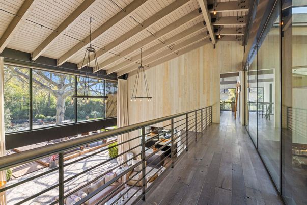 Interior, Pendant Lights, Wooden Beams, Wood Texture Flooring