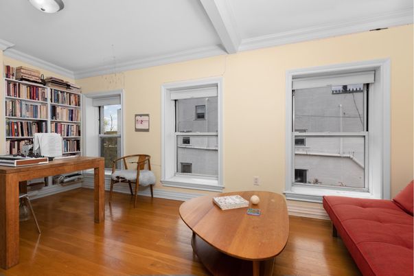 Home Office, Interior, Pendant Lights, Wood Texture Flooring