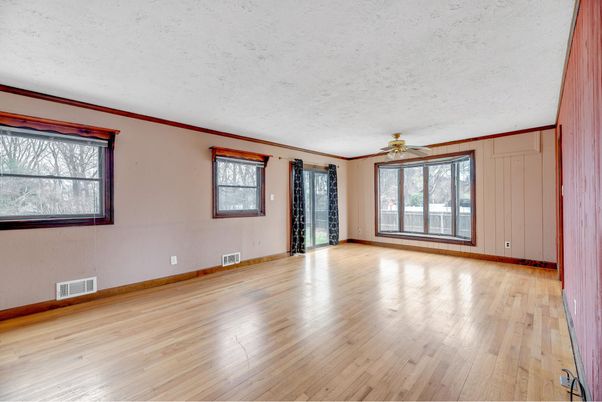 Empty room, Interior, Wood Texture Flooring