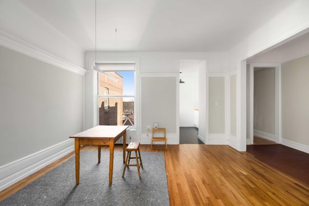 Home Office, Interior, Pendant Lights, Wood Texture Flooring