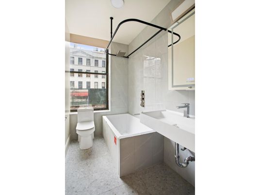 Bathroom, Free Standing Baths, Glass Shower, Interior