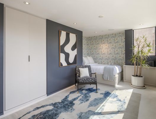 Bedroom, Interior, Recessed Lighting