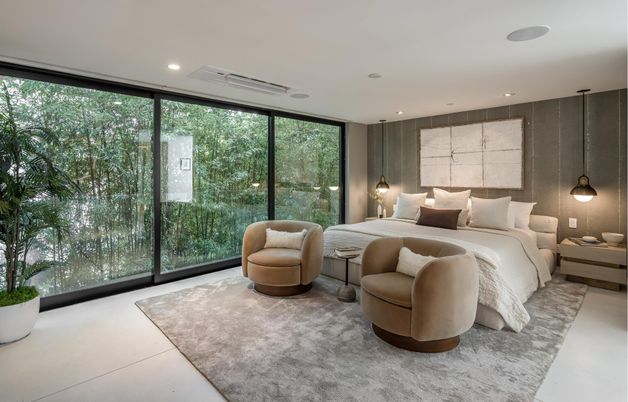 Bedroom, Interior, Recessed Lighting