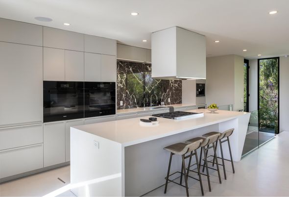 Interior, Kitchen, Recessed Lighting, Stainless Steel Appliances