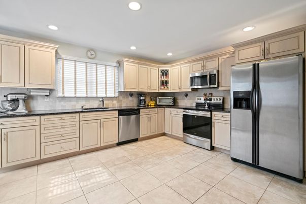 Interior, Kitchen, Recessed Lighting, Stainless Steel Appliances