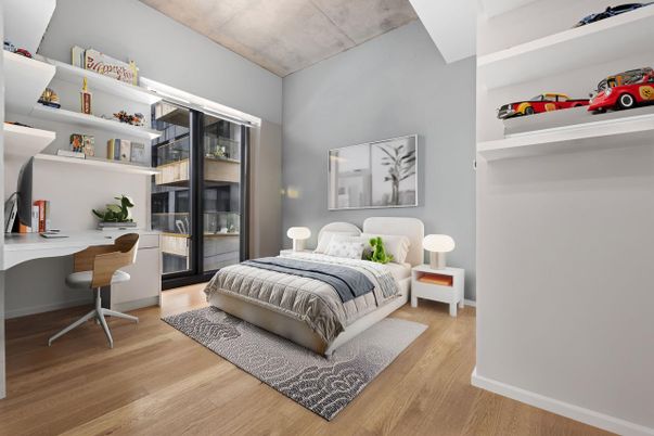 Bedroom, Home Office, Interior, Wood Texture Flooring