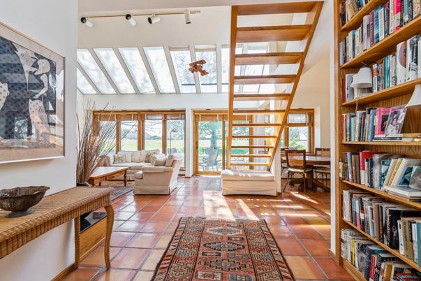 Interior, Living room, Wooden Beams