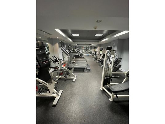 Fitness Equipment, Gym, Interior, Recessed Lighting