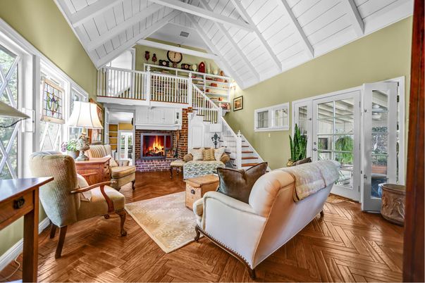 Fireplace, Interior, Living room, Wood Texture Flooring