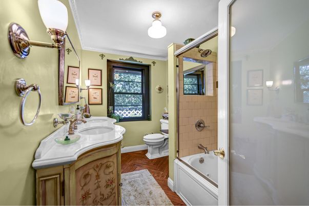 Bathroom, Interior, Wood Texture Flooring