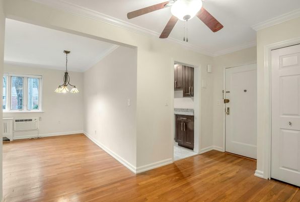 Empty room, Interior, Pendant Lights, Wood Texture Flooring