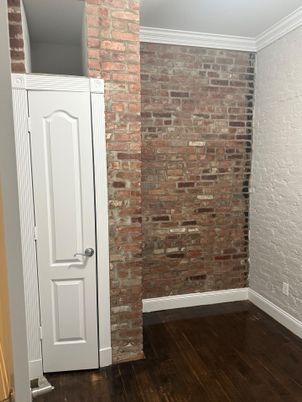 Interior, Stone Walls, Wood Texture Flooring