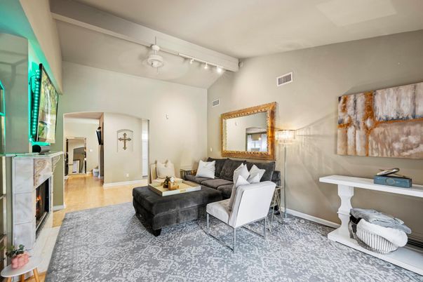 Fireplace, Interior, Living room, Wood Texture Flooring