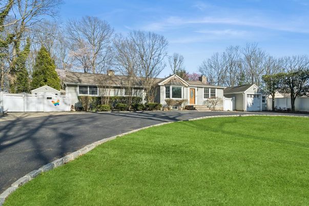 Attached, Backyard, Detached Garage, Exterior, Facade, Ranch