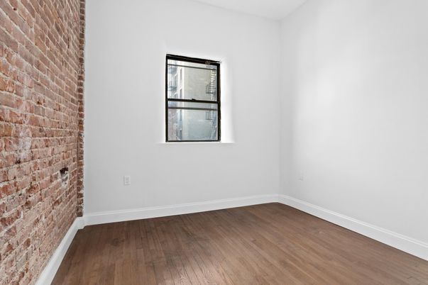 Empty room, Interior, Stone Walls, Wood Texture Flooring