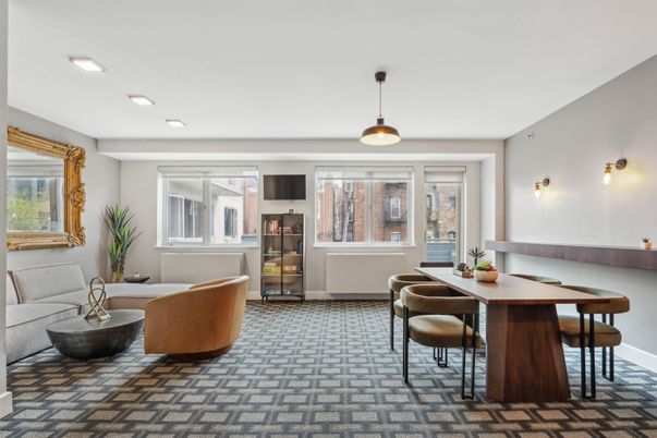Dining room, Interior, Living room, Pendant Lights, Recessed Lighting