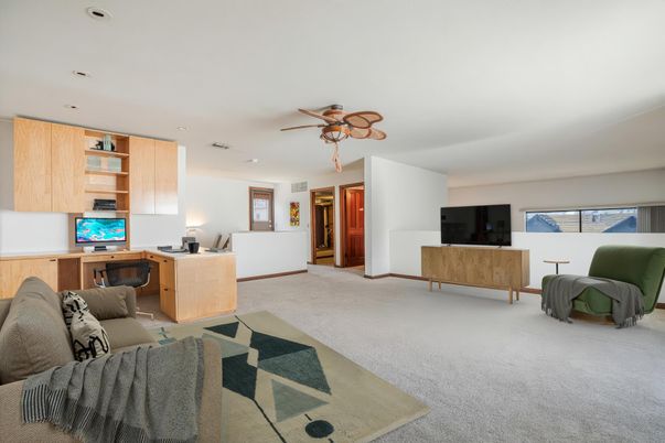 Interior, Kitchen, Living room, Recessed Lighting