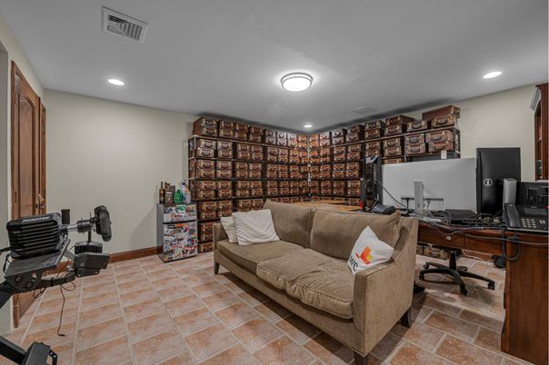 Home Office, Interior, Recessed Lighting