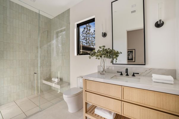 Bathroom, Glass Shower, Interior