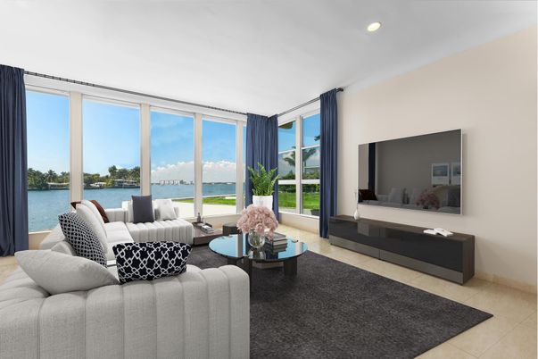 Interior, Living room, Recessed Lighting, Water