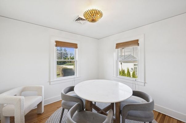 Dining room, Interior, Wood Texture Flooring